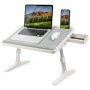 LapGear - Adjustable LapTop Bed Desk (Fits up to 17" Laptop) - Gray - Image 1