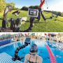 Gopro Camera Accessories Jaws Gooseneck Flex Clamp Mount + Adjustable Neck - Image 4