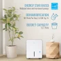 Keystone - 50 Pint 6.4 Quart Capacity Dehumidifier with Built-In Pump - White - Image 2
