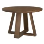 Better Homes & Gardens Ezra 45in Round Wood Dining Table, Walnut Finish - Image 3