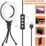 4" Ring Light Clip On, Video Conference Lighting, Laptop Light for Computer, Webcam Lighting, Zoom, Selfie, Remote Working, Distance Learning, YouTube, TikTok - Image 6