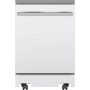 GE - 24" Portable Dishwasher - White - Image 1