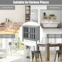Glass Door Sideboard Console Storage Buffet Cabinet - Image 5