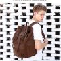 High Capacity Canvas Vintage Backpack - for School Hiking Travel 12-17" Laptop - Image 4