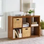 Better Homes & Gardens 6 Cube Storage Organizer, Acorn - Solid Black - Image 5