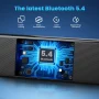 AUOSHI Small Sound Bar for TV, 2.1ch 60+W Compact Soundbar with Built-in Subwoofer, Bluetooth 5.4, 5 EQ Modes, HDMI ARC/Optical/AUX/USB, 16.5 inch - Image 2