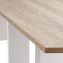 Ameriwood Home Dakota L-Shaped Desk with Bookshelves, White/ Sonoma Oak - Image 5