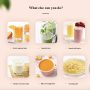 JY&Co. Portable Blender, Juicer Cup, Fruit Mixer |USB Rechargeable Personal Blender for Shakes and Smoothies |New Upgraded Handheld Blender for Gym, Travel, Office, Sports, Home, Outdoor (Green) - Image 3
