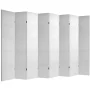 7 ft. White Do It Yourself Canvas 8-Panel Room Divider - Image 5
