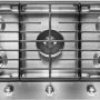 KitchenAid - 36 in. Wide 5 burners Gas Cooktop - Stainless Steel - Image 1