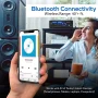 Pyle PCAU46BA Bluetooth Home Audio Amplifier System w/ Blue LED Display - Image 6