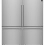 Forno Appliances - 60 in. Wide Milano 34.4 Cu. Ft. Freestanding Dual Bottom Freezer Refrigerator - Stainless Steel - Image 1
