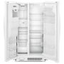 Whirlpool - 36 in. Wide 25 cu. ft. Side-by-Side Refrigerator - White - Image 2