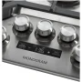 Monogram - 36 in. Wide 5 Burner Smart Built-In Gas Cooktop with Sapphire Glass Precision Knobs - Stainless Steel - Image 4