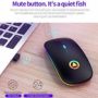 2.4GHz Wireless Optical Mouse USB Rechargeable RGB Cordless Mice For PC Laptop - Image 4
