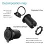2pcs 12V Cigarette Lighter Socket Power Outlet Receptacle Plug or Car Marine ATV - Image 5