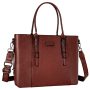 Mosiso Women's Briefcase PU Leather 15.6 inch Laptop Tote Bag Shoulder Handbag fits 13 15 inch Macbook - Image 6