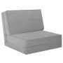 Convertible Lounger Folding Sofa Sleeper Bed - Gray - Image 1