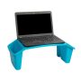 22.25 in. Rectangle Blue Plastic Portable Kids Lap Desk Activity Tray - Image 2