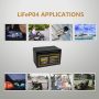 12V 16Ah Lithium LiFePO4 Deep Cycle Battery, 2000+ Cycles Lithium Iron Phosphate Rechargeable Battery for Solar/Wind Power, Lighting, Scooters, UPS, Power Wheels, Fish Finder, Built-in 16A BMS - Image 6