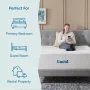 Lucid Refresh Queen Tight Top 14" Medium Firm Gel Memory Foam Mattress with Gel Infusion and Ventilation - Image 3
