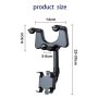 360° Car Phone Holder Rotatable And Retractable Rearview Mirror Mount Universal - Image 3