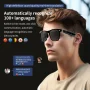 SENBONO Smart Glasses AI Translation Glasses 100+ Languages Real-time Translation Bluetooth Music Built-in Mic & Speakers - Image 5