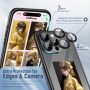 IPhone15 PRO PROMAX NFC Ink Screen Flip Phone Case Smart Creative DIY Custom All-Inclusive Case - Image 1