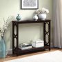Convenience Concepts Omega Console Table, Cranberry Red - Image 2