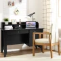 Costway Computer Desk PC Laptop Writing Table Workstation Student Study Furniture - Image 2