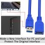 USB 3.0 Extension Cable High Speed Extender Cord Adapter Type A Male to Female - Image 6