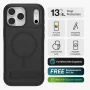 ZAGG - Sedona Snap Case with Kickstand for Apple iPhone 17 Pro Max - Pitch Black - Image 2