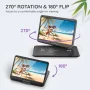 BOIFUN 17.5" Portable DVD Player with 15.6" Large HD Screen, 6 Hours Rechargeable Battery, Support CD/DVD/USB/SD Card/Sync TV - Image 6
