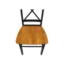 International Concepts X-Back Chair with Solid Wood Seat, Multiple Finishes - Image 2