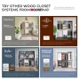 Selectives 10 in. H x 15 in. W White Wood Drawer with Silver Handle - Image 6