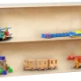 RRI Goods 2 Shelf Montessori Bookcase W Caster BookShelf Storage Organizer - Image 1