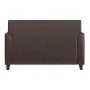 Hercules Diplomat 52 in. Brown Faux Leather 2-Seat Loveseat with Flared Arms - Image 3