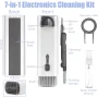 7-in-1 Keyboard Cleaning Kits Airpods Cleaner Headset Cleaner Pen Laptop Screen Cleaning Bluetooth Earphones Cleaning Kit - Image 2