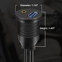 USB 3.0 & 3.5mm Car Mount Flush Cable, 6ft - Image 5