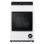 LG - 7.3 Cu. Ft. Smart Electric Dryer with EasyLoad Door - Alpine White - Image 2
