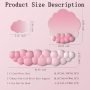 Cloud Wrist Rest Keyboard Pink Mouse Pad Set with Wrist Rest Ergonomic Wrist ... - Image 2