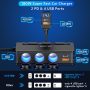 BESTEK 180W Cigarette Lighter Splitter, 3-Socket Cigarette Lighter Adapter with PD36W/65W and QC3.0 18W*4 Charging Ports, LED Voltage Display Super Fast Charger Adapter for 12V/24V Vehicles - Image 3