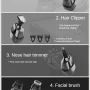 7D Cordless Shaver Hair Trimmer Men’s 5-In-1 Electric Head Shaver Razor Men Wet - Image 5