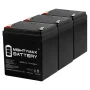 12-Volt 5 Ah SLA (Sealed Lead Acid) AGM Type Replacement Battery for Alarm/Security Systems (3-Pack) - Image 1