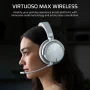 CORSAIR - VIRTUOSO MAX Over-the-Ear Wireless Gaming Headset for PC, Mac, PS5, PS4, Switch and Mobile - Silver - Image 2