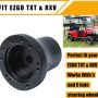 EZGO Steering Wheel Adapter Golf Cart Steering Wheel Adapter for EZGO TXT and EZGO RXV Golf Carts Mounting Adapter(Black) - Image 6