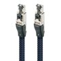 AudioQuest - Vodka RJ/E 9.8' Digital Ethernet Cable with RJ45 to RJ45 Connectors - Blue on Black - Image 1
