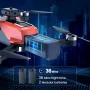 D99 GPS Drone with 8K UHD Camera, Foldable Quadcopter for Adults Beginners, Brushless Motor, VR Mode, 2 Batteries, Orange - Image 3