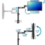 Mount-It! Single Monitor Desk Mount Arm | Full Motion Monitor Mount | Fits 21-30 Inch Screens - Image 5
