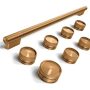 KitchenAid - Handle and Knob Hardware Accessory Kit for 36" Commercial-Style Gas Range - Bronze - Image 1